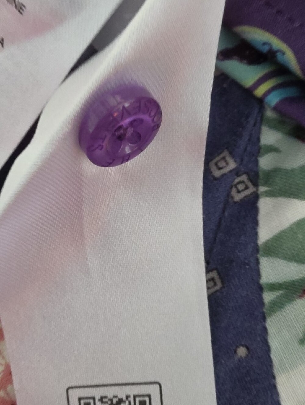 RSVLTS Retired Purple Short-Sleeve Alien & UFO Print Button-Up Shirt - Picture 7 of 7